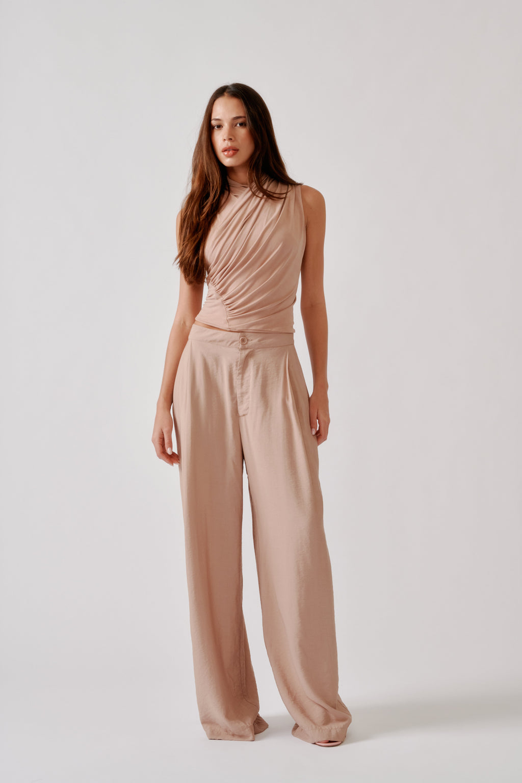 SEBASTIAN RELAXED PLEATED PANT | DUNE