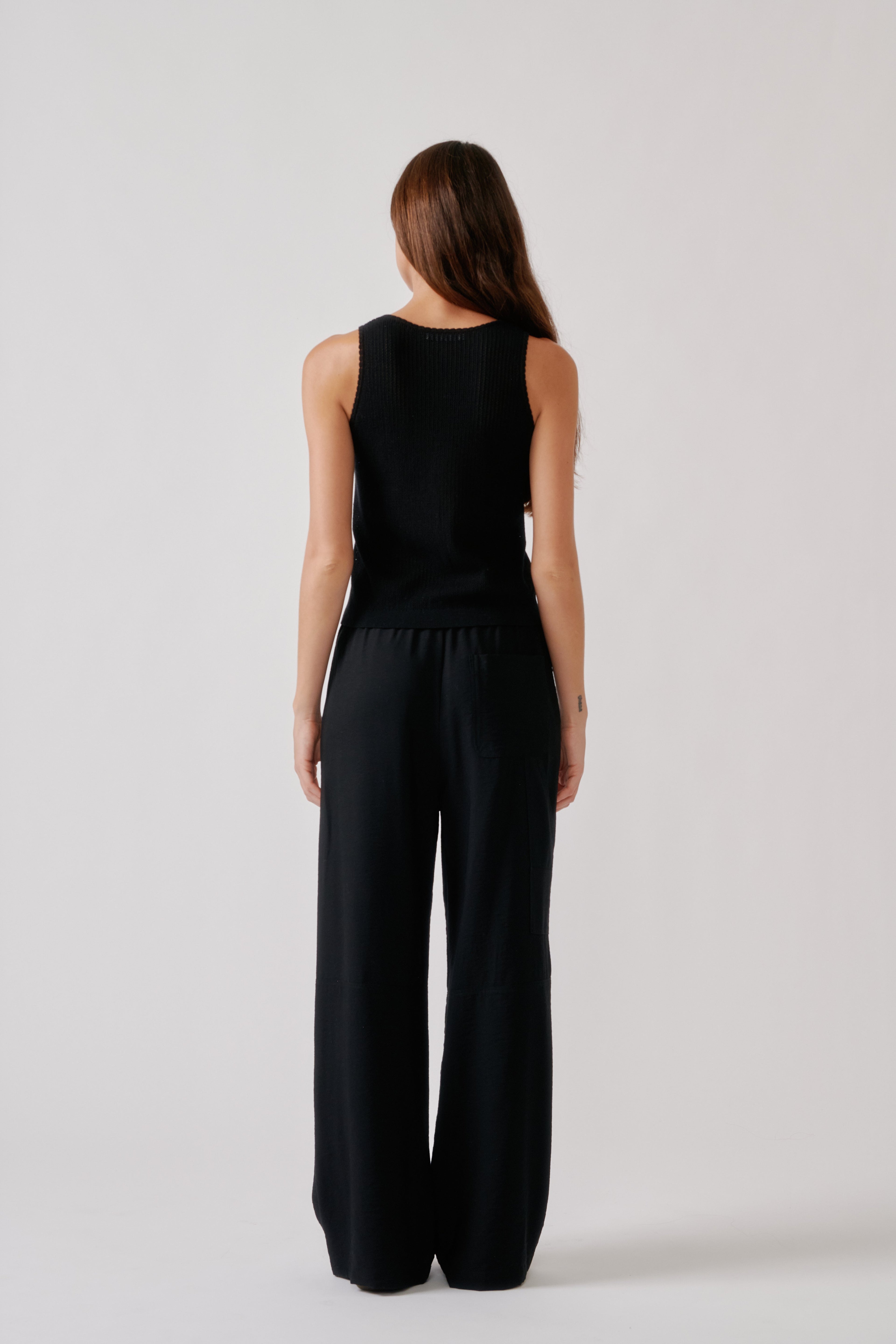 LENON UTILITY PULL ON PANT | BLACK