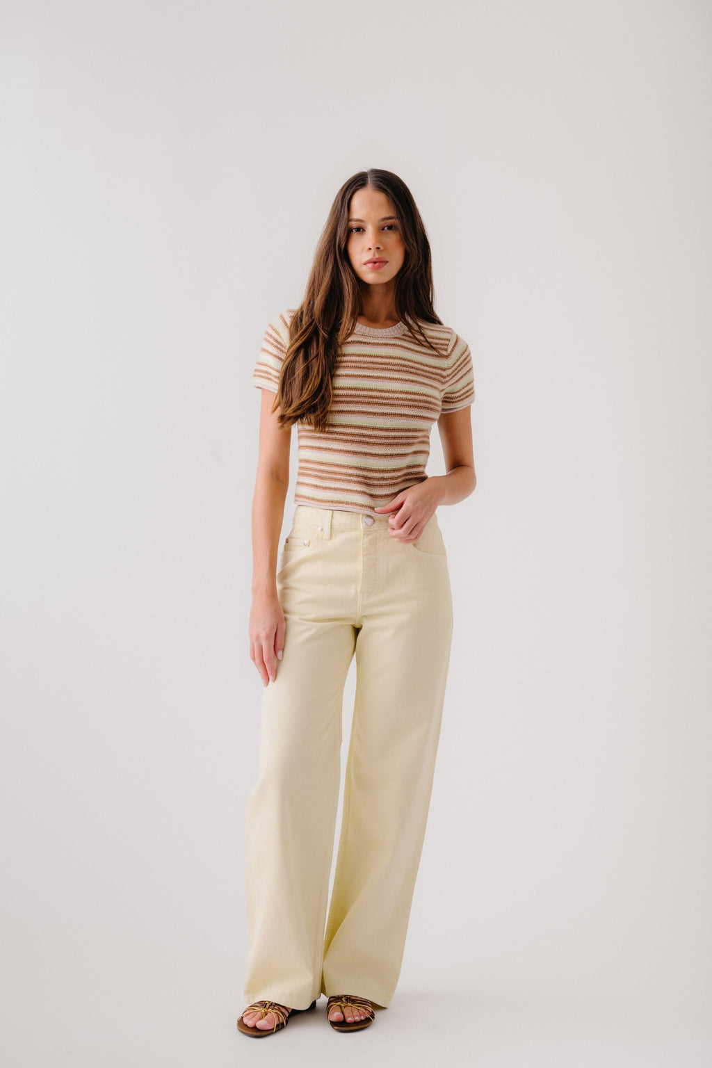SAMMY DYED RELAXED STRAIGHT LEG | BUTTERCUP