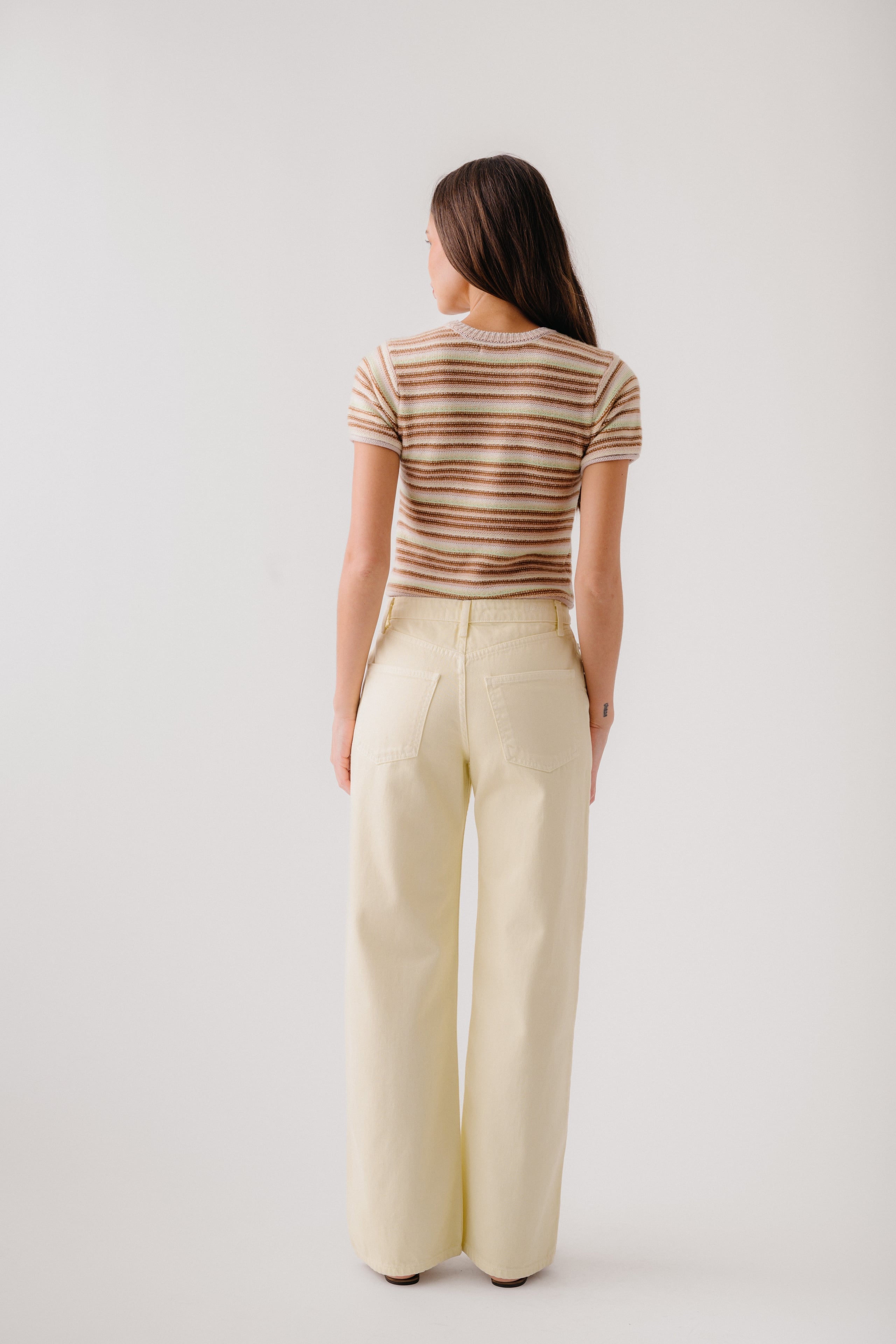 SAMMY DYED RELAXED STRAIGHT LEG | BUTTERCUP
