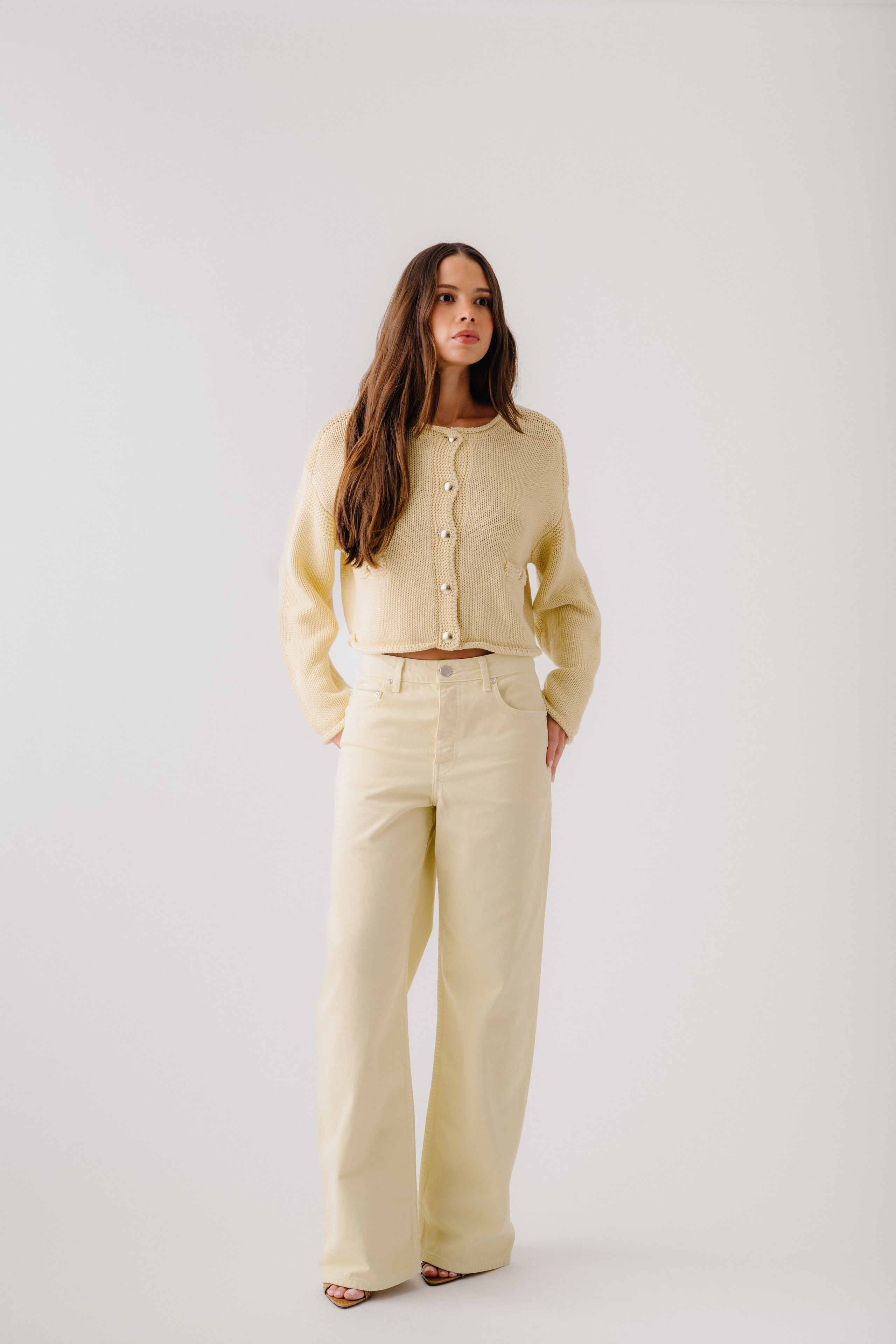 SAMMY DYED RELAXED STRAIGHT LEG | BUTTERCUP