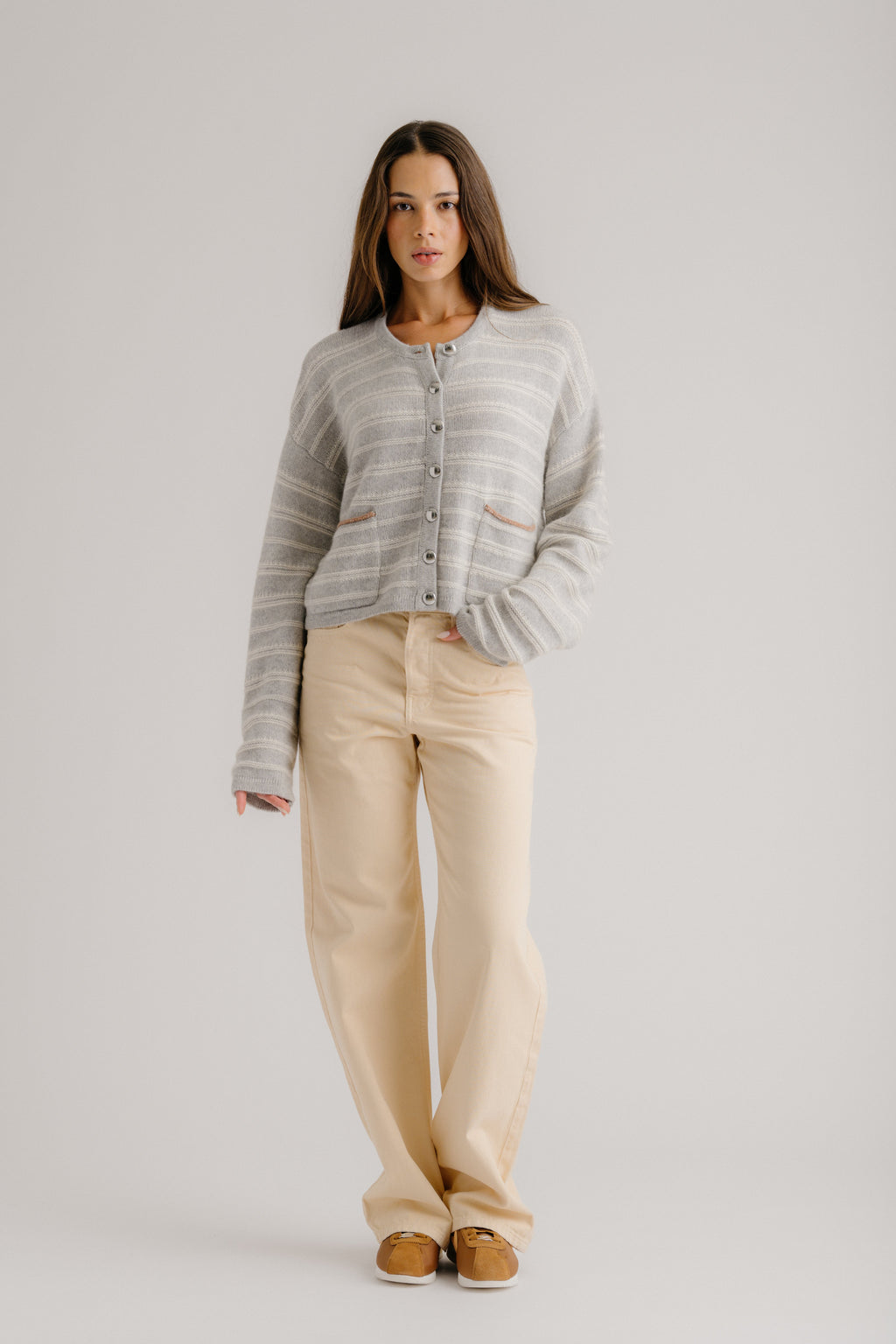 SAMMY DYED RELAXED STRAIGHT LEG | BUTTERCREAM
