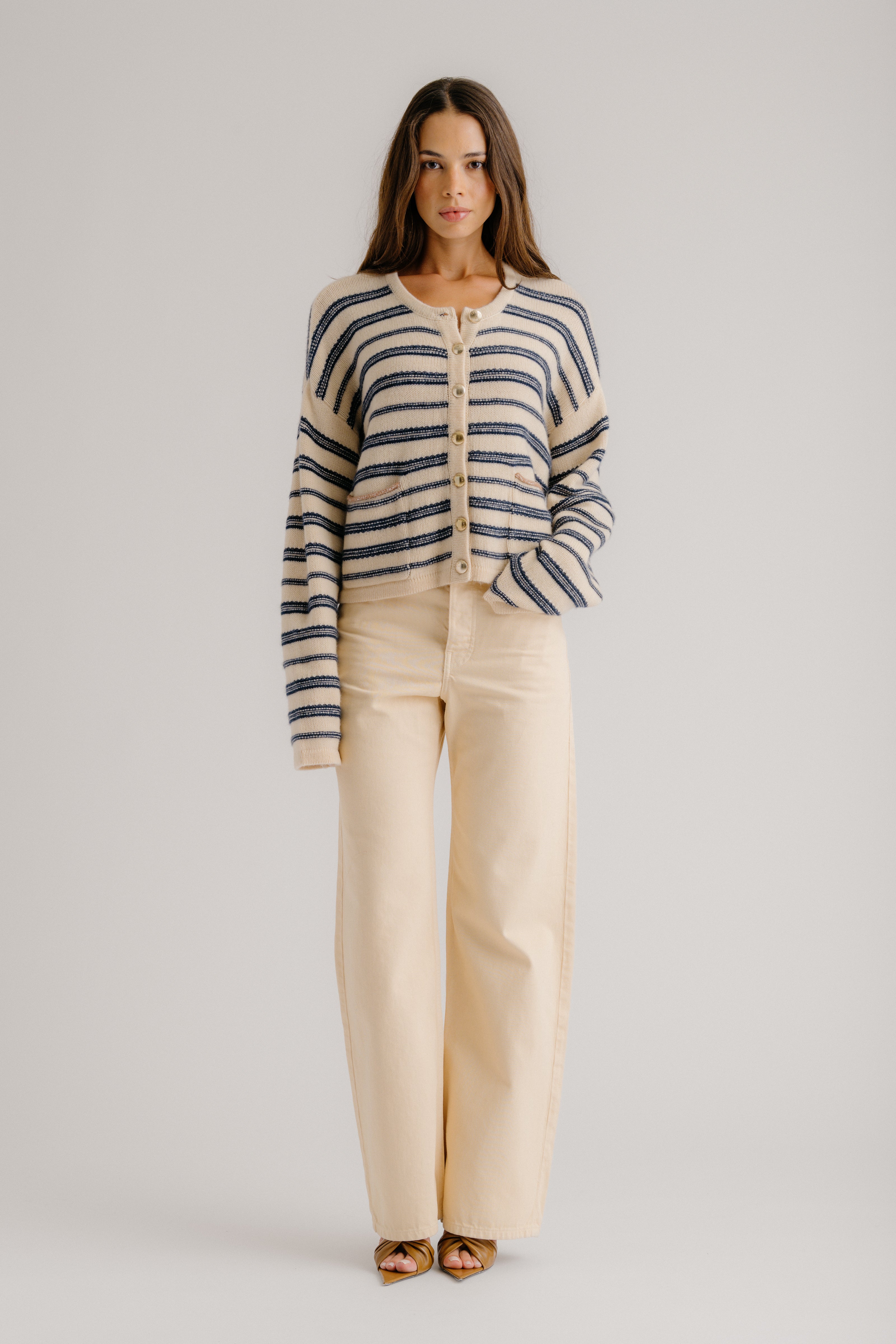 SAMMY DYED RELAXED STRAIGHT LEG | BUTTERCREAM