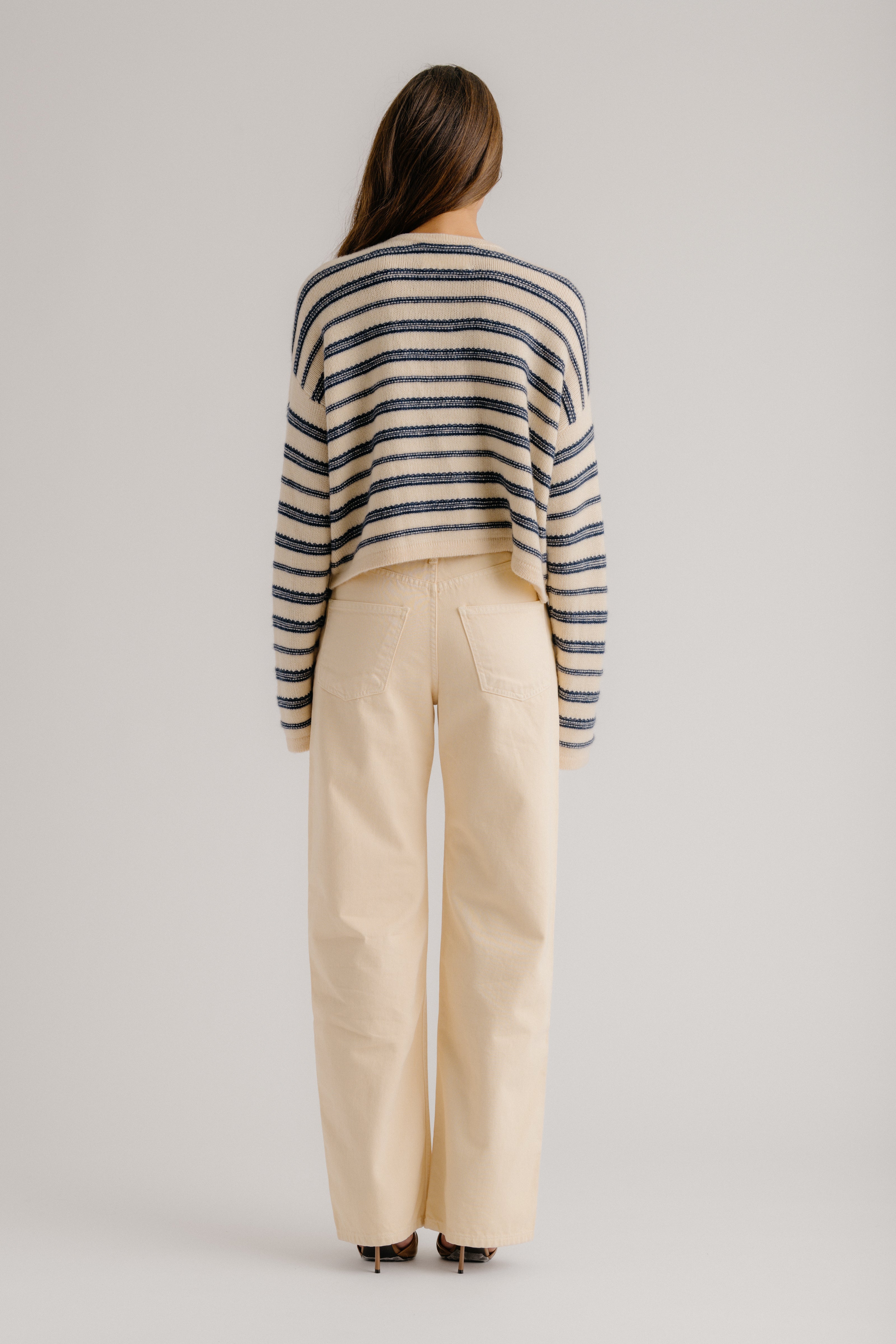 SAMMY DYED RELAXED STRAIGHT LEG | BUTTERCREAM