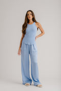 LEXI LOWER RISE RELAXED PULL ON PANT | AZUREOUS